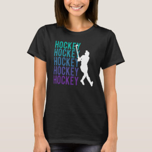 Camiseta Jugador de hockey con número de hockey