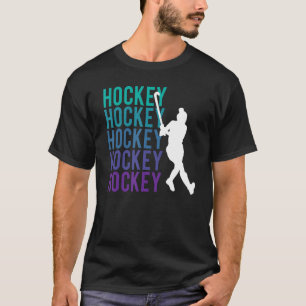 Camiseta Jugador de hockey con número de hockey