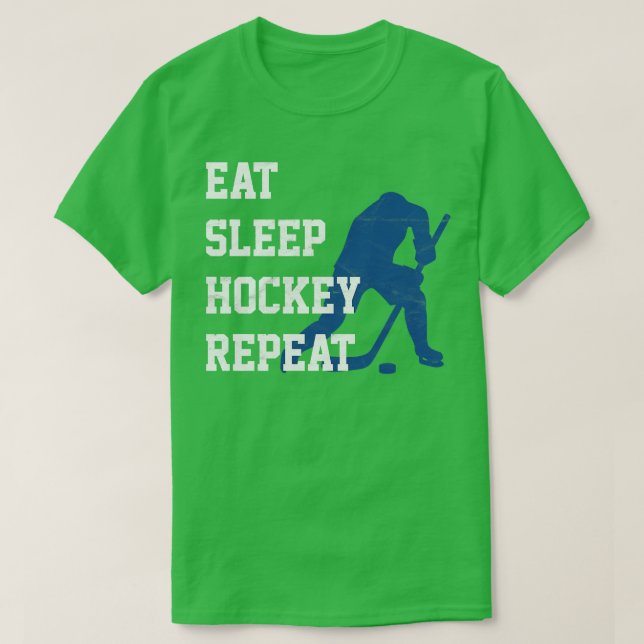 Camiseta Jugador de hockey de césped de repetición de hocke (Diseño del anverso)