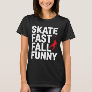 Camiseta Jugador de Hockey en Laguna Patina Rápido Shinny