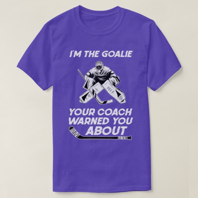 Camiseta Jugador de hockey Funny Hockey sobre hielo (Diseño del anverso)