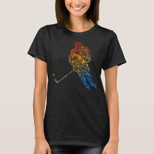 Camiseta Jugador de hockey Guay Ice Skating Sport Color grá