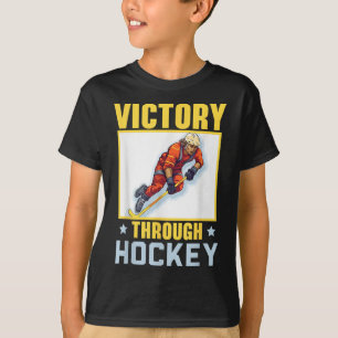 Camiseta Jugador de Hockey Hierba Stick de Hockey Aficionad