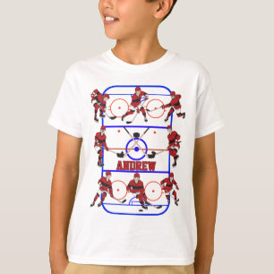 Camiseta Jugador de Hockey Personalizado para Niños