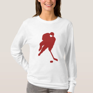 CAMISETA JUGADOR DE HOCKEY ROJO