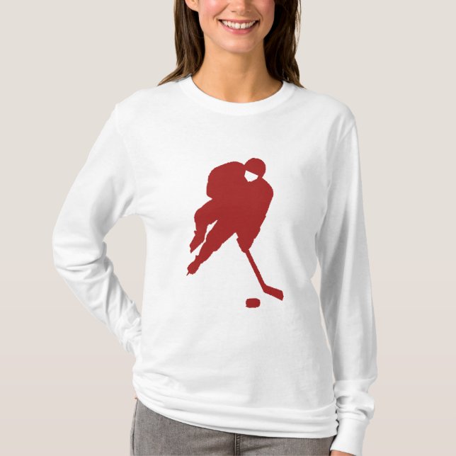 CAMISETA JUGADOR DE HOCKEY ROJO (Anverso)