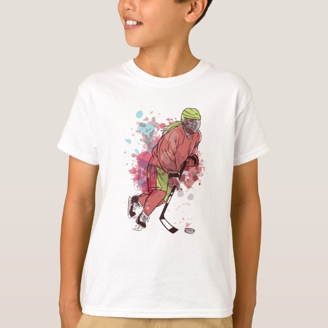 Camiseta Jugador de hockey sobre hielo (Anverso)