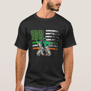 Camiseta Jugador de hockey sobre hielo Bandera irlandesa no