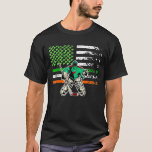 Camiseta Jugador de hockey sobre hielo Bandera irlandesa no