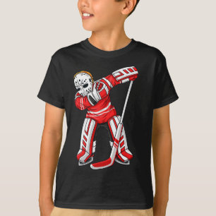 Camiseta Jugador de hockey sobre hielo Dabbing Chicas niños