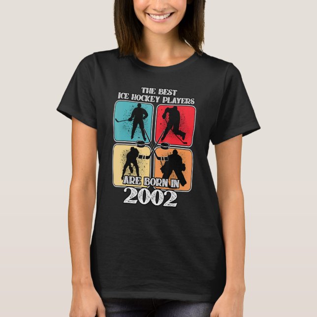Camiseta Jugador de hockey sobre hielo de 20 años 2002 20º  (Anverso)
