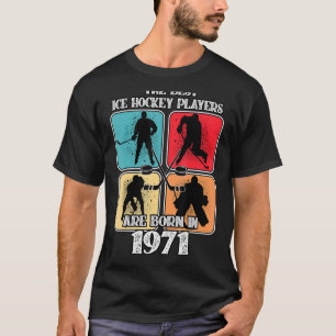 Camiseta Jugador de hockey sobre hielo de 51 años 1971 51º 