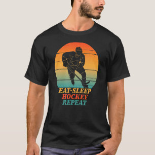 Camiseta Jugador de hockey sobre hielo de repetición de hoc
