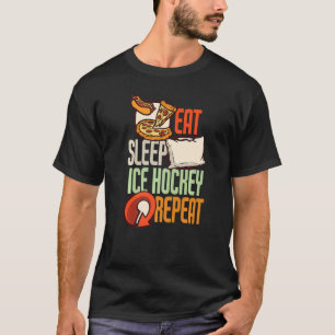 Camiseta Jugador de hockey sobre hielo de repetición de hoc