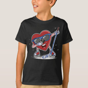 Camiseta Jugador de hockey sobre hielo, Día de San Valent