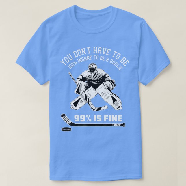 Camiseta Jugador de hockey sobre hielo Goaltender (Diseño del anverso)