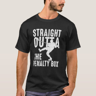 Camiseta Jugador De Hockey Sobre Hielo Saliendo Directament