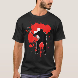 Camiseta Jugador de hockey sobre hierba de Suiza