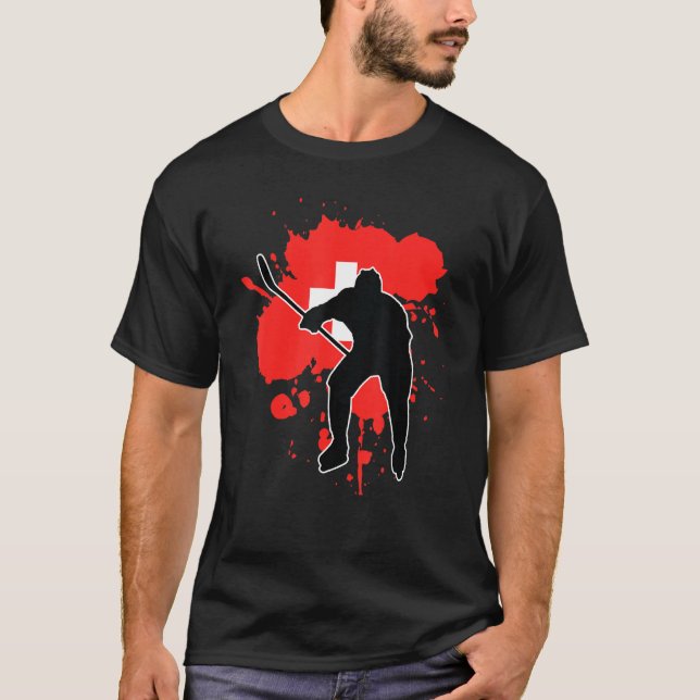 Camiseta Jugador de hockey sobre hierba de Suiza (Anverso)