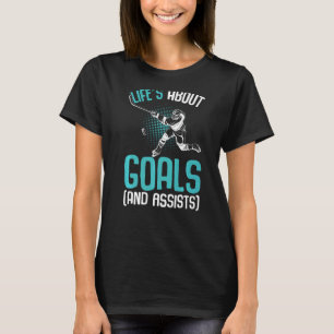 Camiseta Jugador de hockey sobre hierba sobre los objetivos
