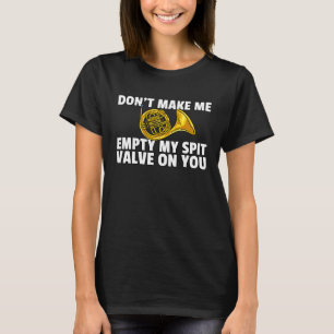 Camiseta Jugador de instrumentos de latón de cuerno francés