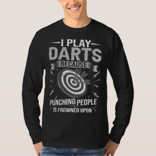 Camiseta Jugador de Juego de Dardos Tablero de Dardos Máqui