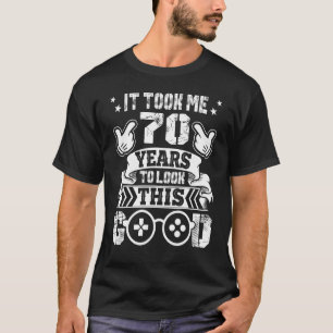 Camiseta Jugador de juegos de 70 años de edad 1951 cumpleañ