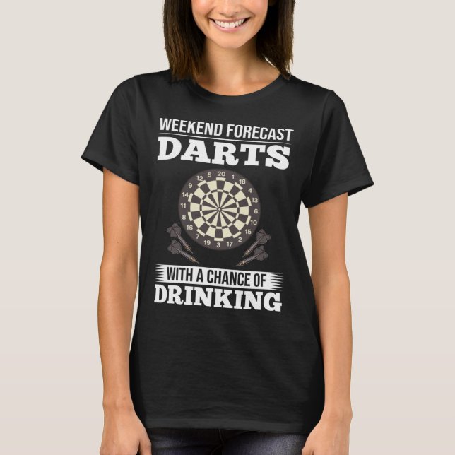 Camiseta Jugador de juegos de mesa Dartboard Machine Sport  (Anverso)