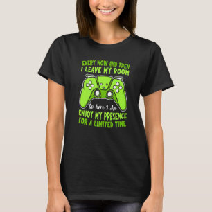 Camiseta Jugador De Juegos De Vez En Cuando Y Luego Abandon