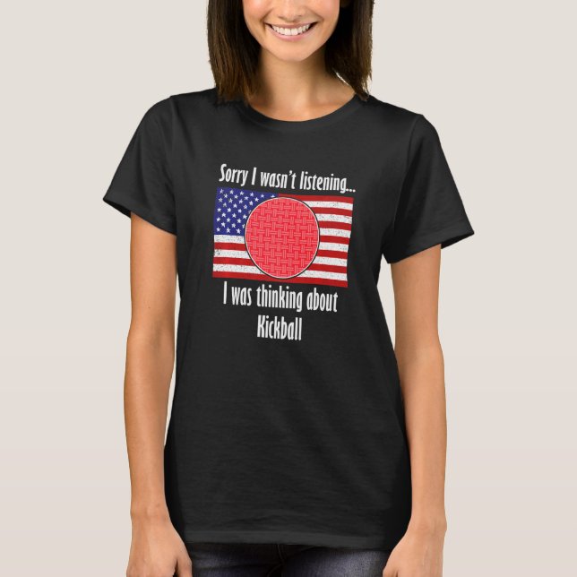 Camiseta Jugador de Kickball Training Ball Sports Kickball (Anverso)
