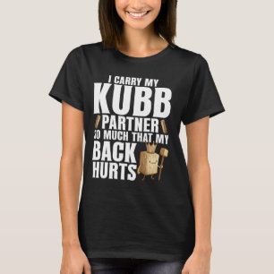 Camiseta Jugador de Kubb Viking Chess Leend Lawn Game Set K