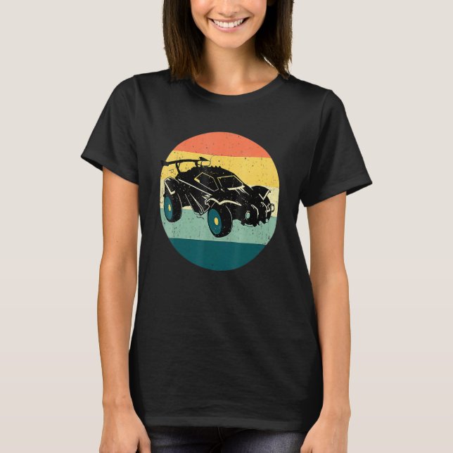 Camiseta Jugador de la Liga de Coches Rc de Estilo Retro (Anverso)