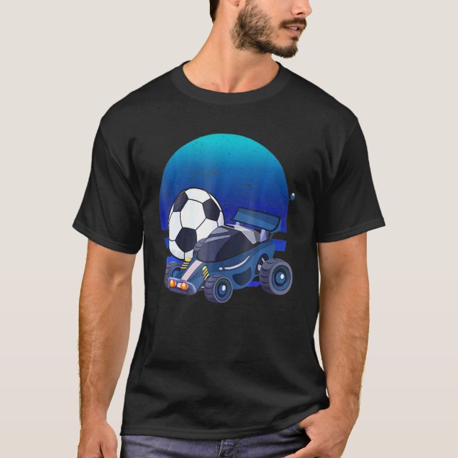 Camiseta Jugador de la Liga de Coches Rc de Estilo Retro (Anverso)
