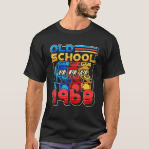 Camiseta Jugador de la vieja escuela Cumpleaños 1968 Retro 