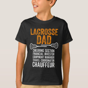 Camiseta Jugador de Lacrosse Dad animando a la sección Funn