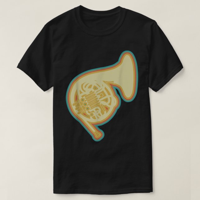 Camiseta Jugador de maíz de regalo de cuerno francés marcha (Diseño del anverso)