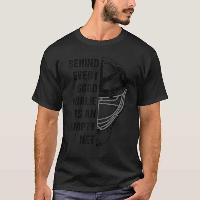 Camiseta Jugador de máscaras de portero de hockey para hiel (Anverso)