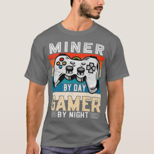 Camiseta Jugador de menor a día por noche fans de videojueg