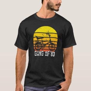 Camiseta Jugador de motocicleta de alto riesgo Hipster 80s