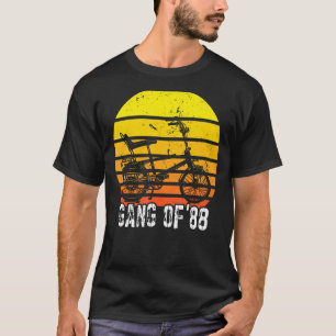 Camiseta Jugador de motocicleta de alto riesgo Hipster 80s 