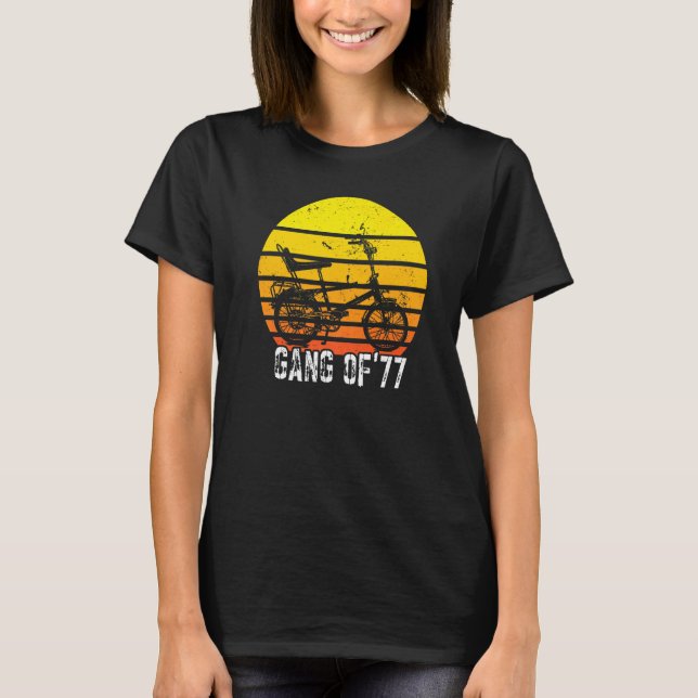 Camiseta Jugador de motocicleta de alto riesgo Hipster años (Anverso)