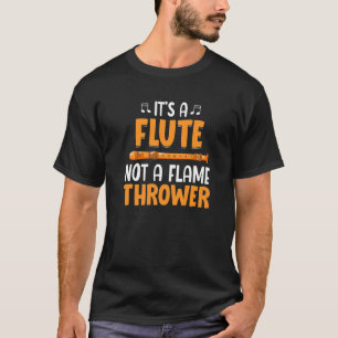 Camiseta Jugador de música flautista y flautista