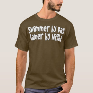 Camiseta Jugador de natación por día por baño nocturno