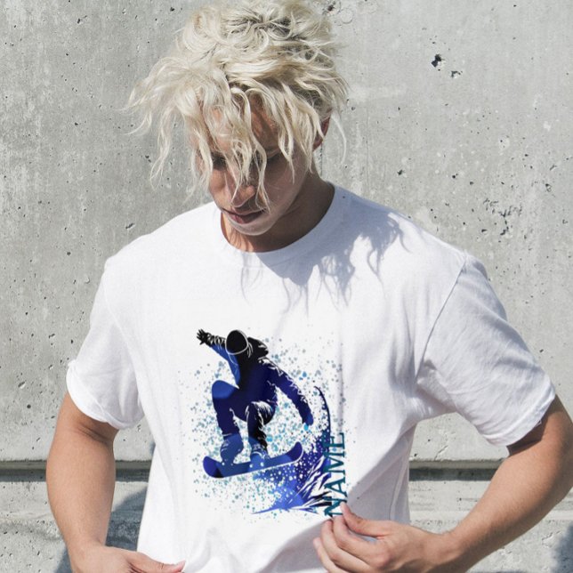 Camiseta Jugador de nieve deporte de invierno extremo fresc (Subido por el creador)