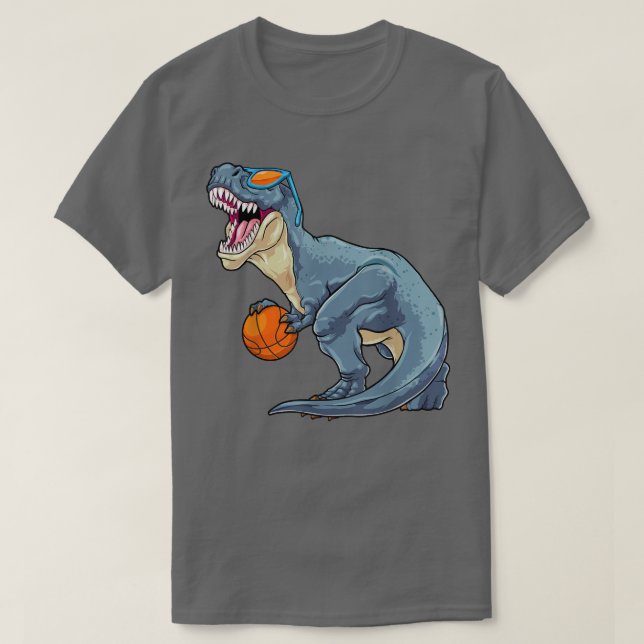 Camiseta Jugador de niños deportivos de baloncesto de dinos (Diseño del anverso)