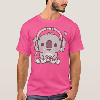 Camiseta Jugador De Osos De Koala Con Auriculares Y Juego C