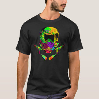 Camiseta Jugador de Paintball Paint Shooting Paintballer Ai