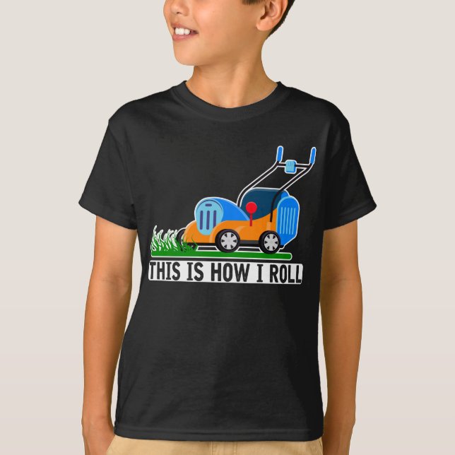 Camiseta Jugador de paisajismo Lawn Mowing Humor (Anverso)