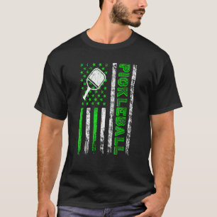 Camiseta Jugador de pelota de pádel con bandera de los Esta