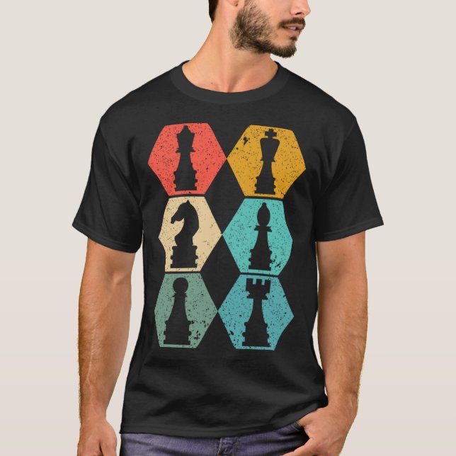 Camiseta Jugador de peones de ajedrez (Anverso)